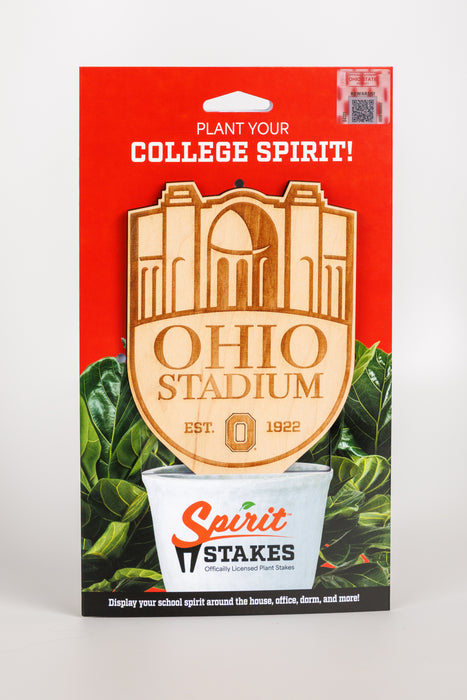 The Ohio State University Stadium Natural Wood Plant Stake