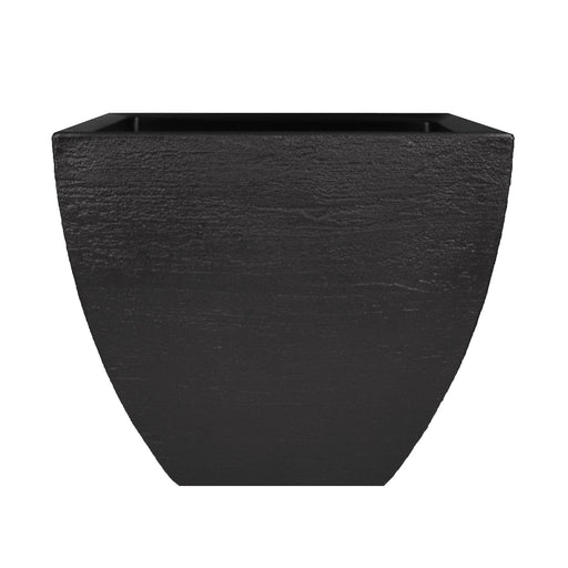 Black Modern Planter - Short Square