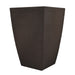 Espresso Modern Planter - Tall Square