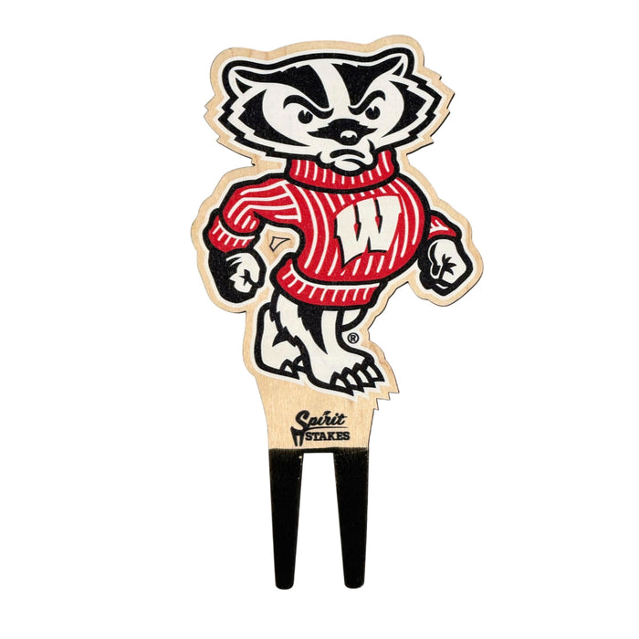 University of Wisconsin Badger Color Plant Stake